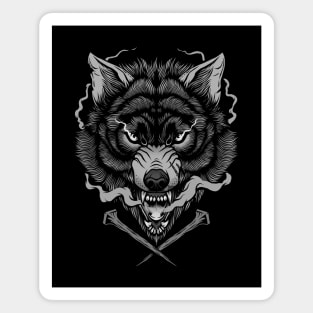 Dark Wolf Magnet